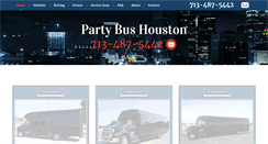 Desktop Screenshot of partybushouston.com